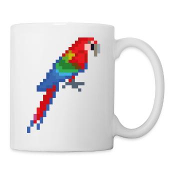 Vogel - Tasse - Weiß - Rechts