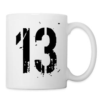 13 Nombre 13 Ans - Mug blanc - blanc - Droite