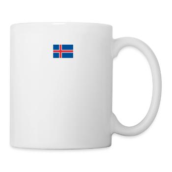 Island Trikot Nr.24 - Tasse - Weiß - Rechts