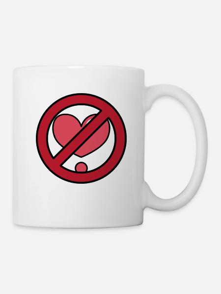 Keine Liebe - Tasse - Weiß