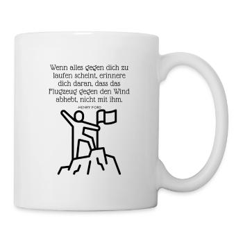 Spruch des Erfolges - Tasse - Weiß - Rechts