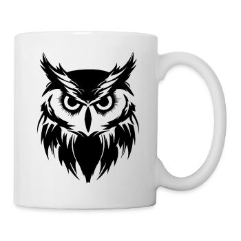 Owl Owl Bird Birds - Mug - white - Right