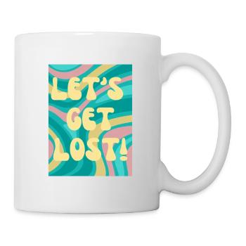 Perdons - Allons-y raide - Mug blanc - blanc - Droite