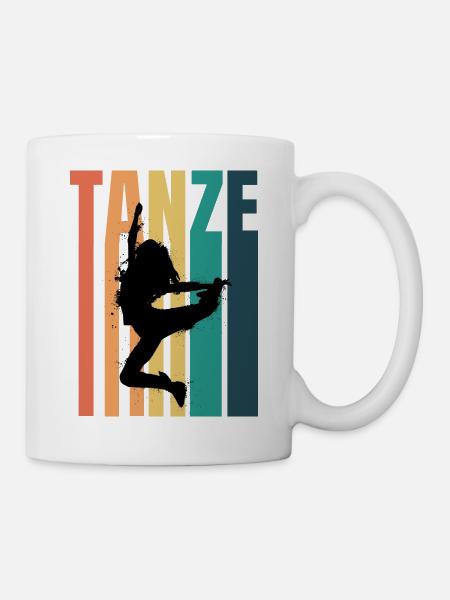 Dancing Dance Music - Tasse - Weiß