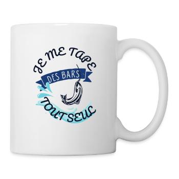 Je me tape des bars tout seul - Cadeau Humour Anni - Mug blanc - blanc - Droite
