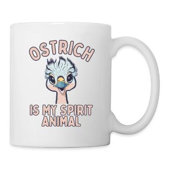 Ostrich is My Spirit Animal - Mug - white - Right
