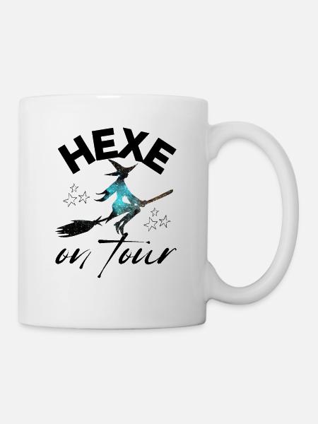HEXE on tour HEXEN hexen - Tasse - Weiß