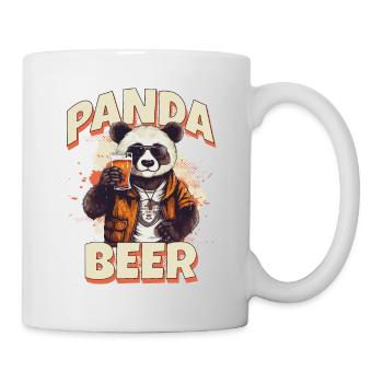 Panda Beer Beer Bear Funny Saying Humor Party - Mug - white - Right