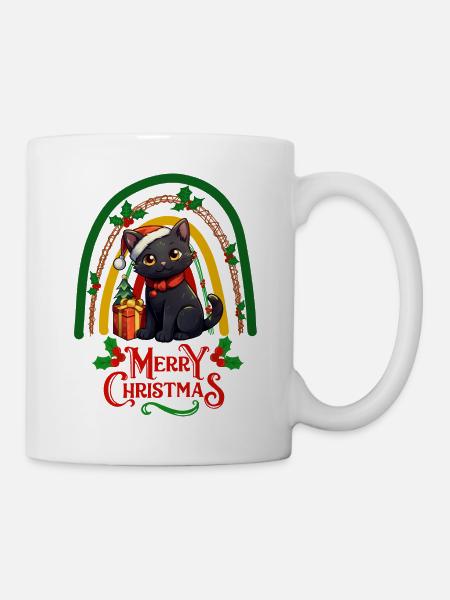Bombay-Katze Weihnachten - Tasse - Weiß