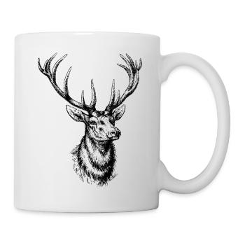 Wildtiere - Tasse - Weiß - Rechts