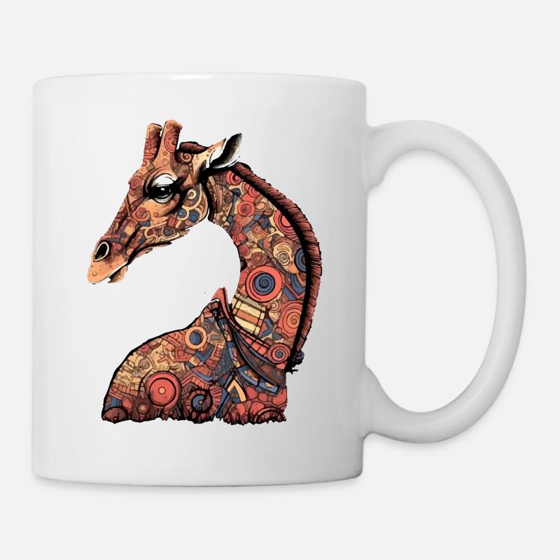 Minmi, die Giraffe - Tasse - Weiß