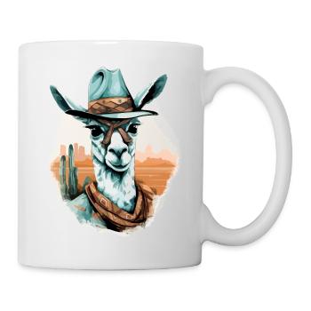 Noki der Lama - Tasse - Weiß - Rechts