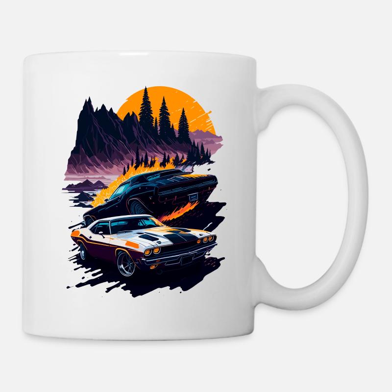 Classic sports car - Mug - white
