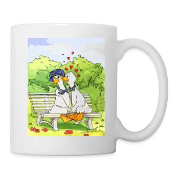 Ducks in the park - Mug - white - Right