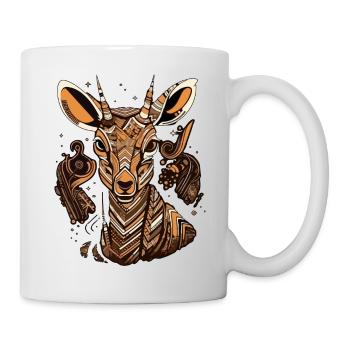 Maya, die Antilope - Tasse - Weiß - Rechts
