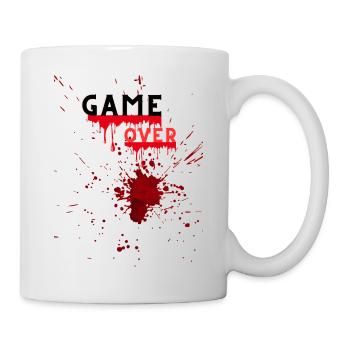 Fin du jeu - Mug blanc - blanc - Droite