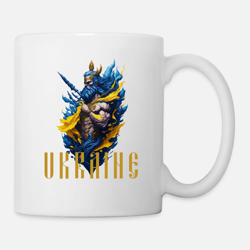 Ukraine Warrior Stop War - Mug blanc - blanc