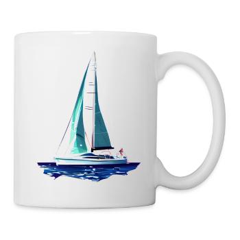 Sailing Sailboat Sailing Sailing Sailing Ship - Mug - white - Right