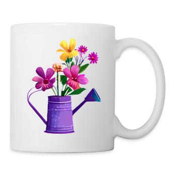 Jardinier, jardinier amateur, pépiniériste, jardinage, jardinage, jardin - Mug blanc - blanc - Droite
