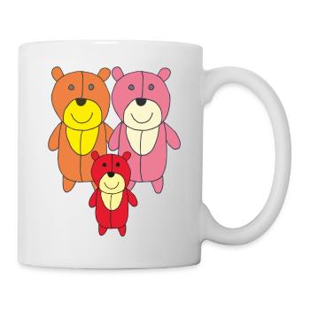 Famille Bears - Mug blanc - blanc - Droite