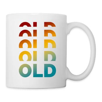 Vintage-Humor der alten Schule, den Großeltern lieben - Tasse - Weiß - Rechts