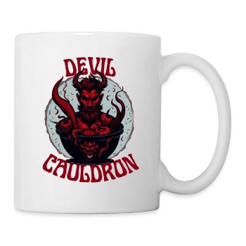 Devil Cauldron Hells Kitchen - Mug - white - Right