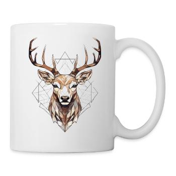 Deer Geometric - Mug - white - Right
