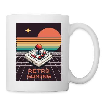 Conception de jeux de style rétro - Mug blanc - blanc - Droite