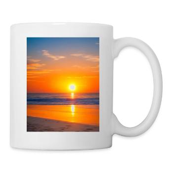 Sunset beach - Mug - white - Right