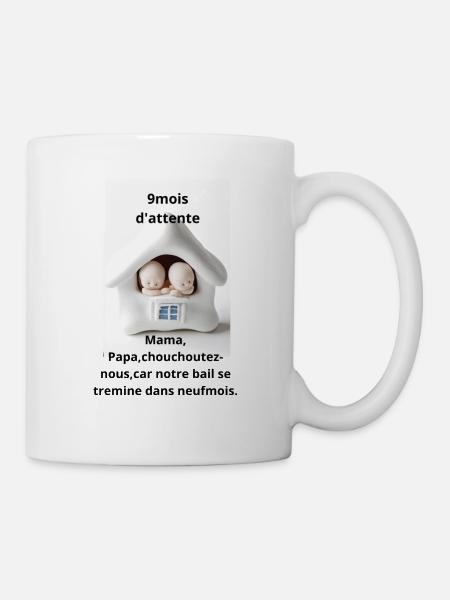 La première maison🏡 des jumeaux - Mug blanc - blanc