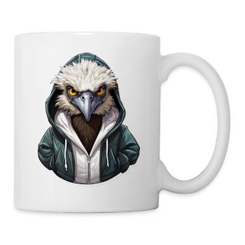 Cool Emu en vêtements décontractés - Mug blanc - blanc - Droite
