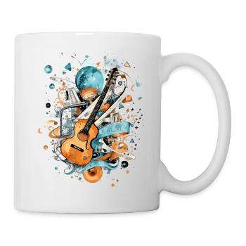 Un univers musical - Mug blanc - blanc - Droite