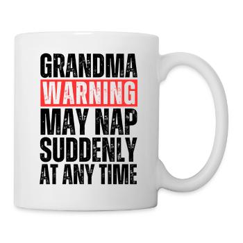 Grandma warning - Mug - white - Right