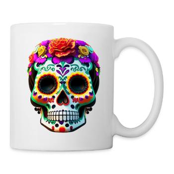 Dia de los Muertos - Mug blanc - blanc - Droite