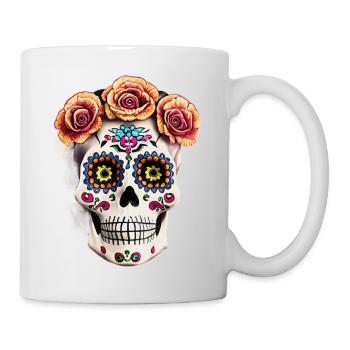 Dia de los Muertos - Mug blanc - blanc - Droite