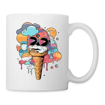 Iku kawaii Eis - Tasse - Weiß - Rechts