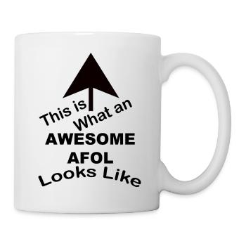 AWESOME - Tasse - Weiß - Rechts