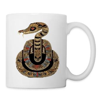 Aki, die ägyptische Schlange - Tasse - Weiß - Rechts