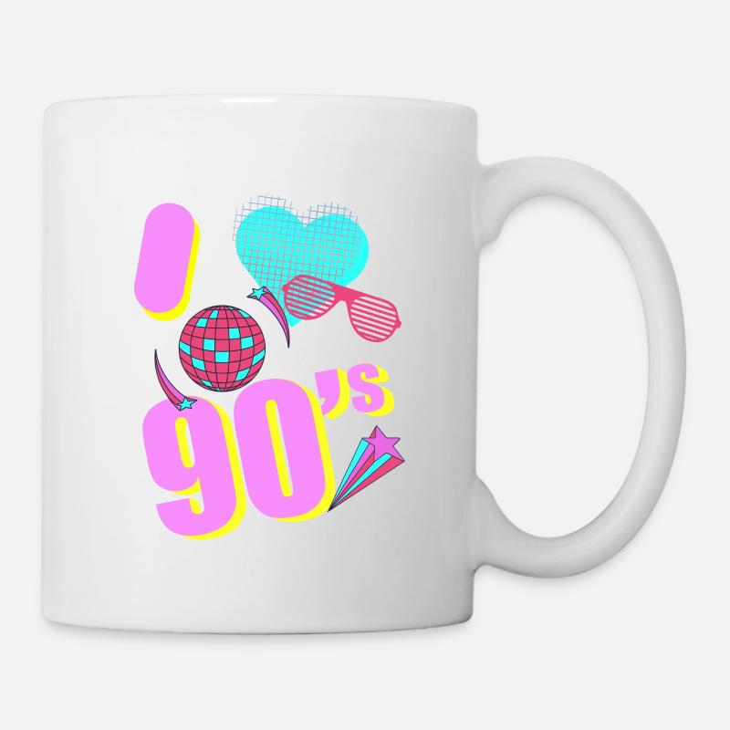 I love 90´s - Tasse - Weiß