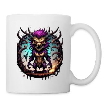 Graffiti Monster - Tasse - Weiß - Rechts