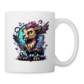 Graffiti Monster - Tasse - Weiß - Rechts