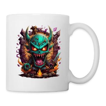 Graffiti Monster - Tasse - Weiß - Rechts