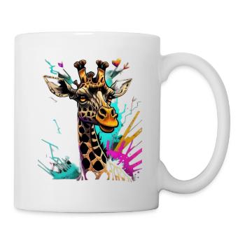 Graffiti Giraffe - Tasse - Weiß - Rechts