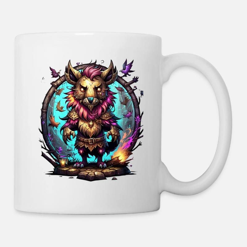 Graffiti Monster - Tasse - Weiß