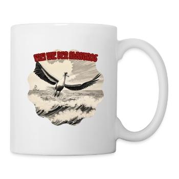 Frei wie der Albatros - Tasse - Weiß - Rechts