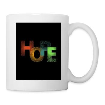 Hope - Tasse - Weiß - Rechts