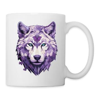 Loup #5 - Mug blanc - blanc - Droite