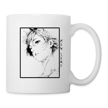 Fille Anime - Mug blanc - blanc - Droite