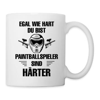 Paintball Airsoft - Tasse - Weiß - Rechts
