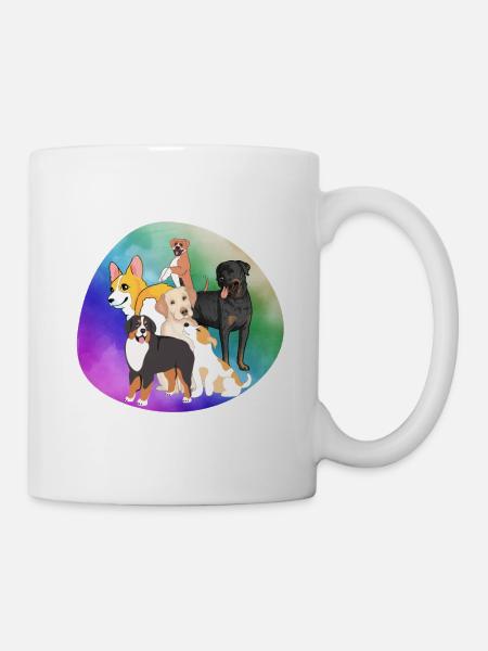 Hunde - Tasse - Weiß